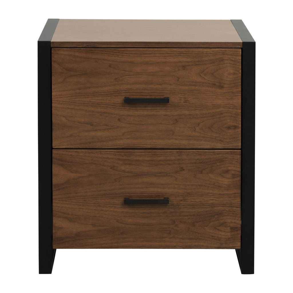 Sedley - File Cabinet - Brown / Black