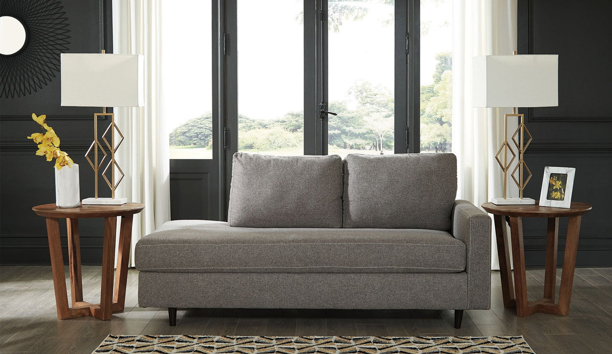 Lyman - RAF Corner Chaise - Graphite