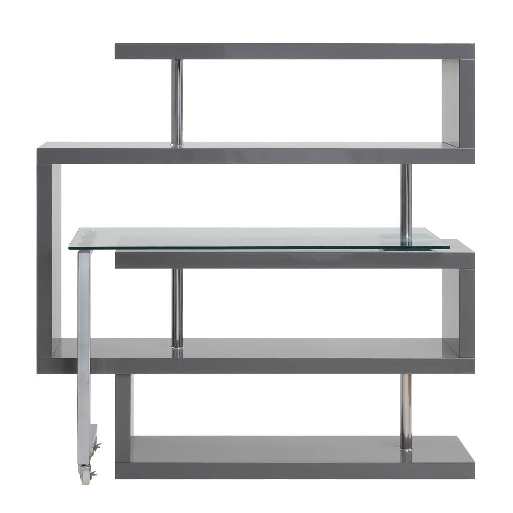 Buck II - Writing Desk With Bookshelf
