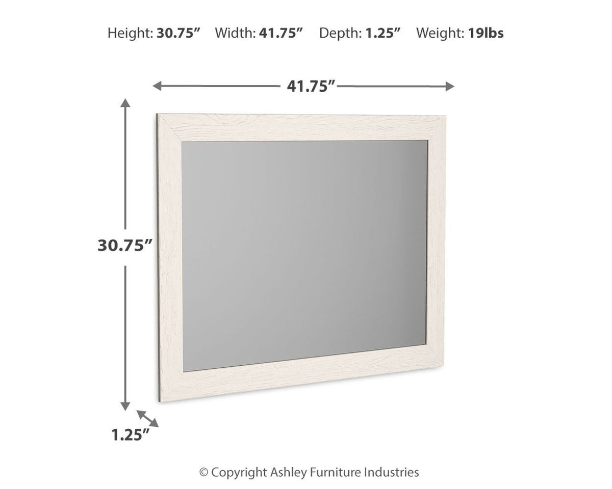 Stelsie - Bedroom Mirror - White