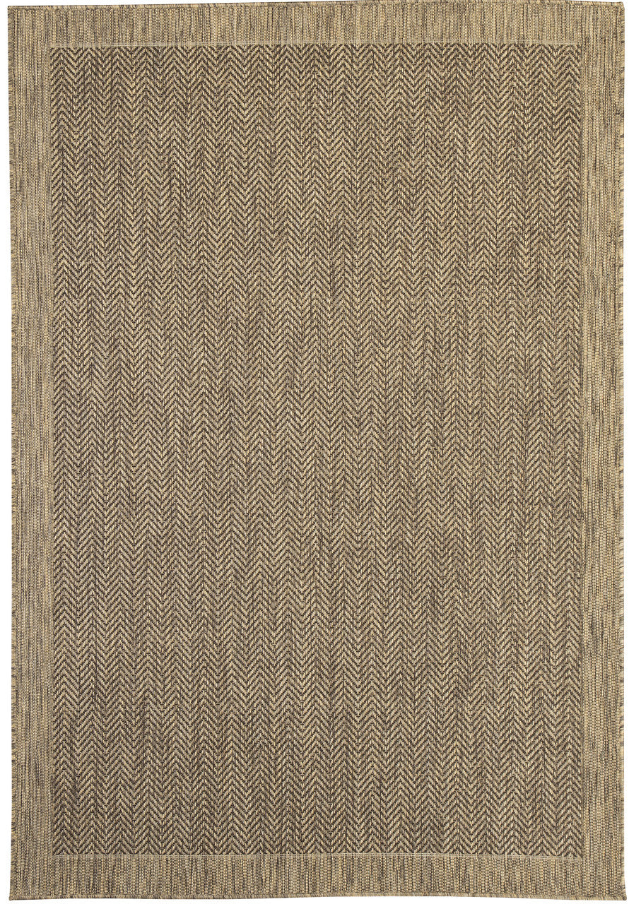 ALVEN 5' x 8' Beige/Brown Rug