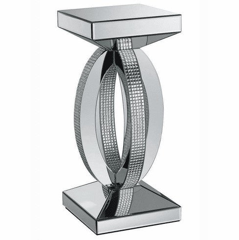 AMAYA Mirrored 12" Wide End Table