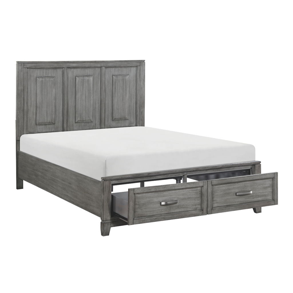 Garretson - Platform Bed With Footboard Storage