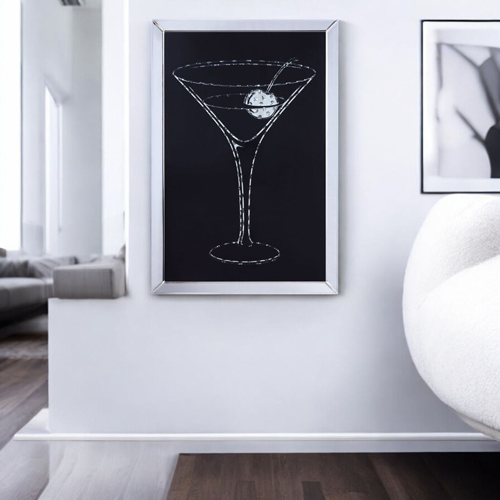 Talisha - 35" Wall Art - Mirrored