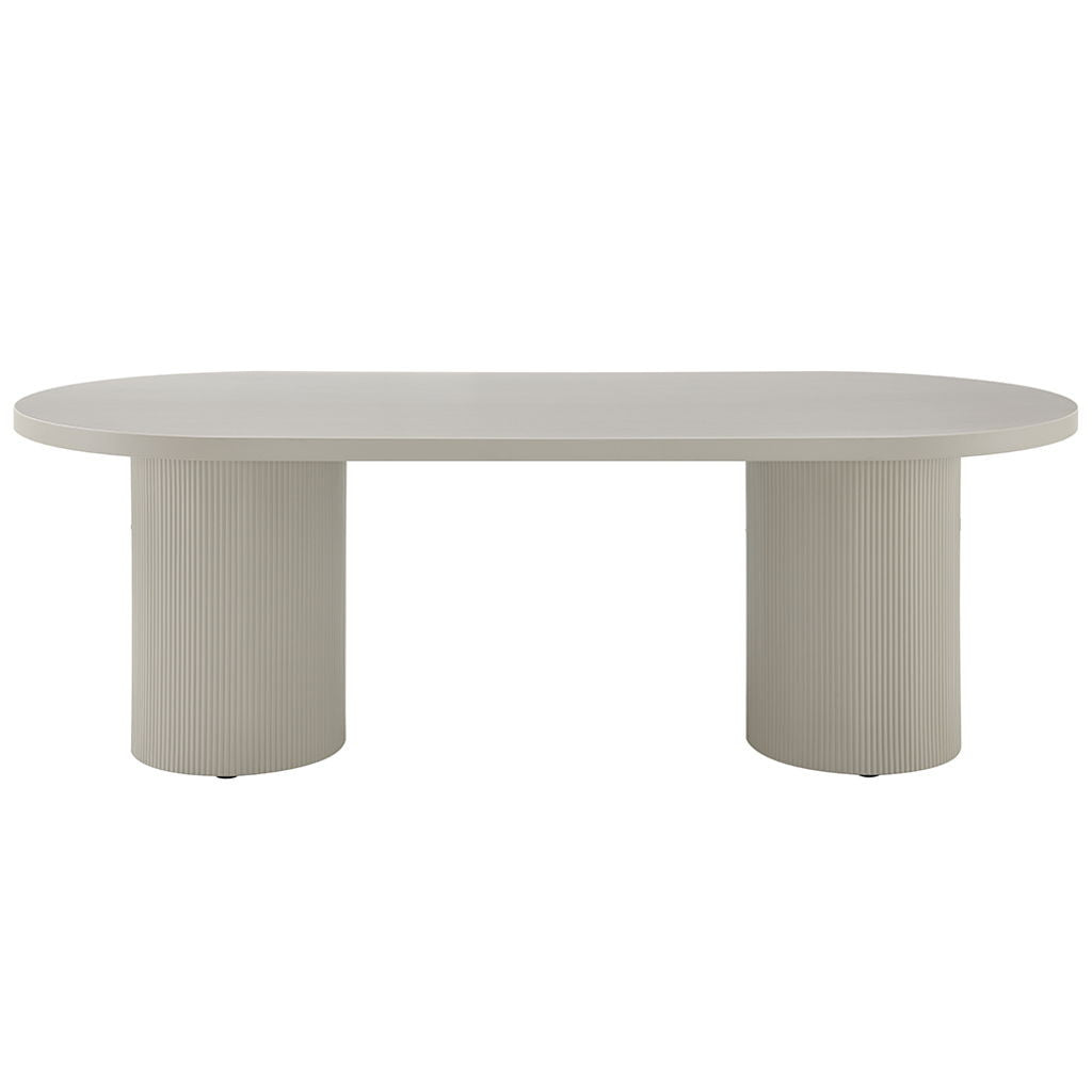 Laela - Dining Table - Bone White