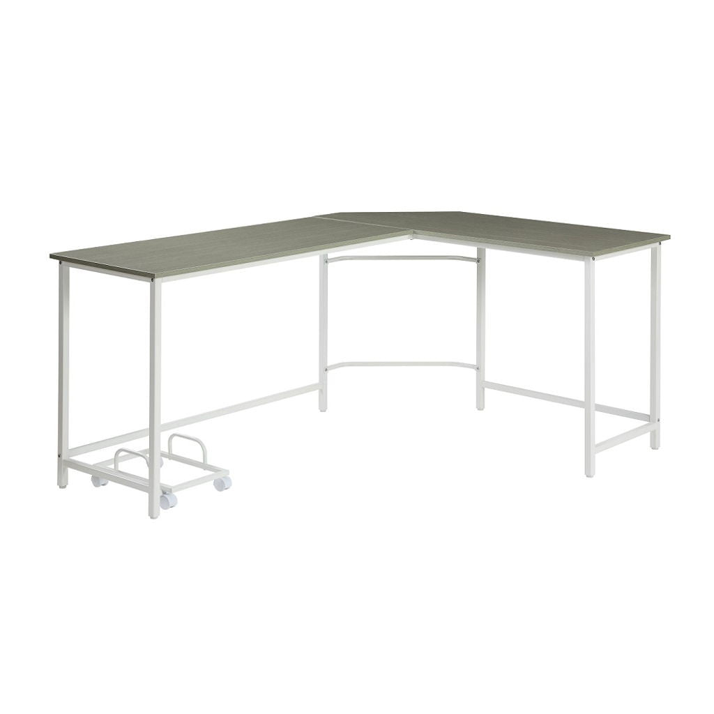 Bambina - Computer Desk - Gray & White
