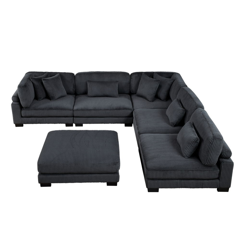Traverse - Sectional With Ottoman