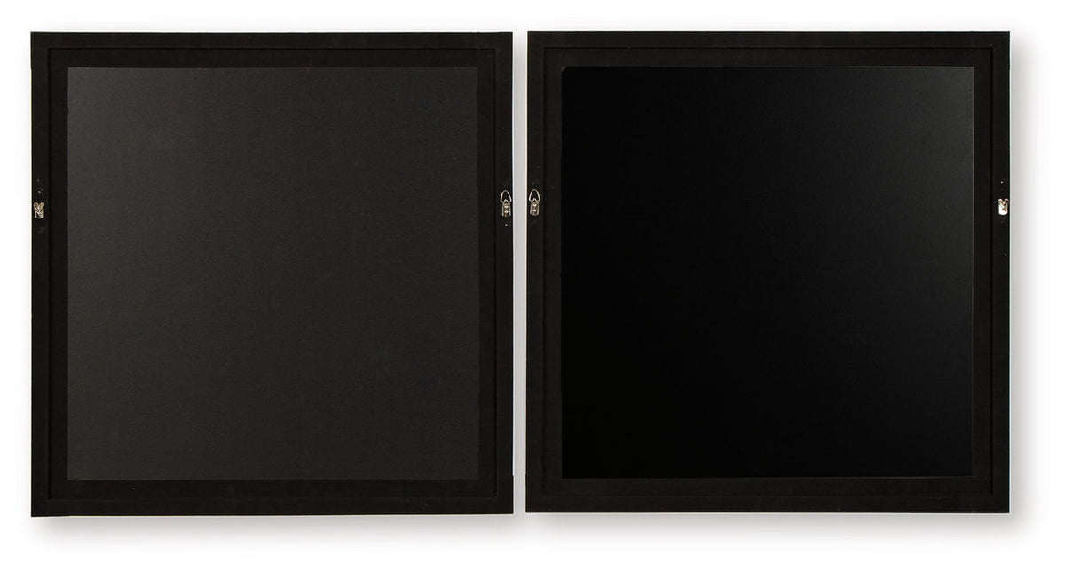 Winbrook - Wall Art Set (Set of 2) - Gray / Tan / Gold Finish