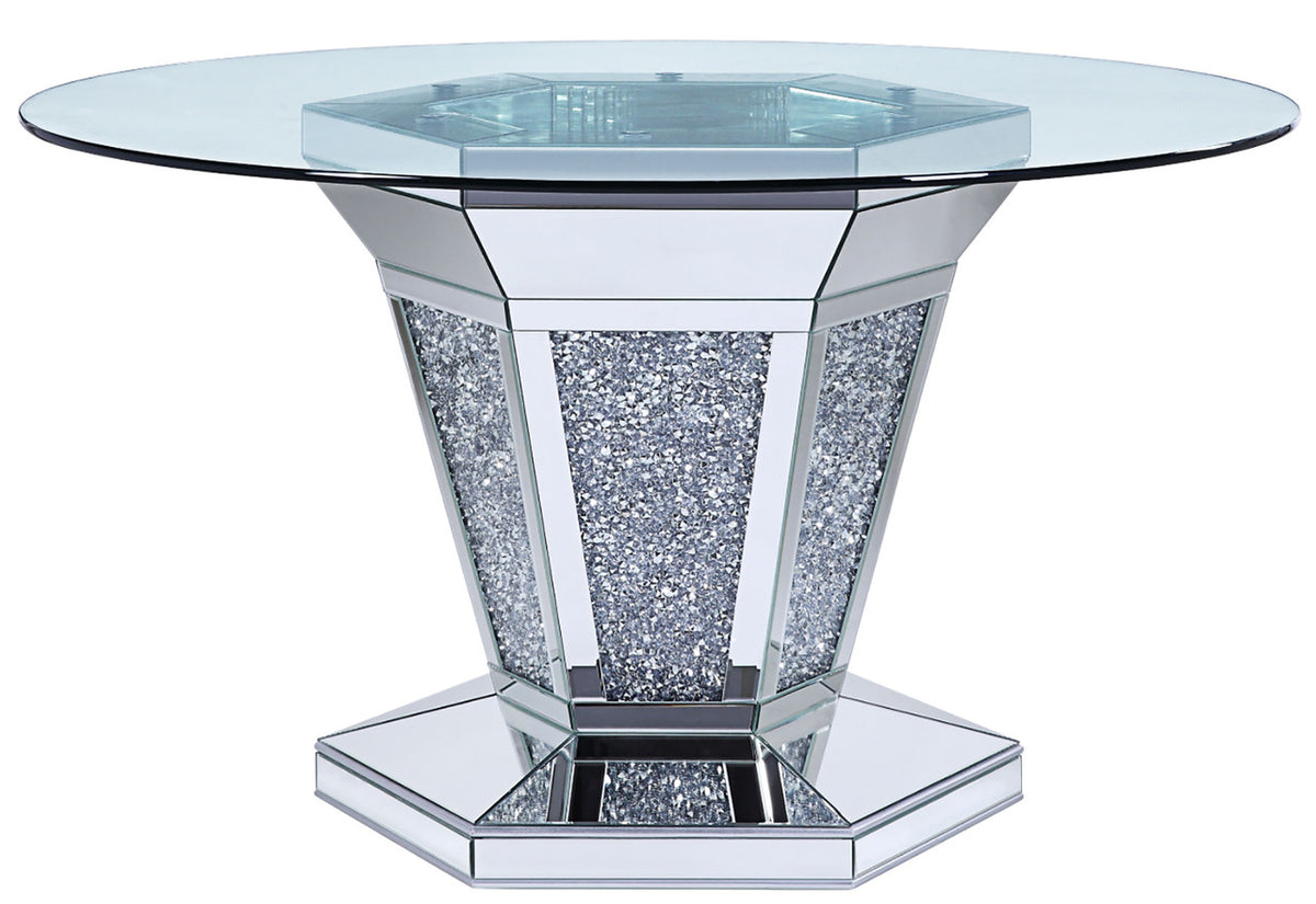 BAQUET Mirrored 52" Wide Dining Table