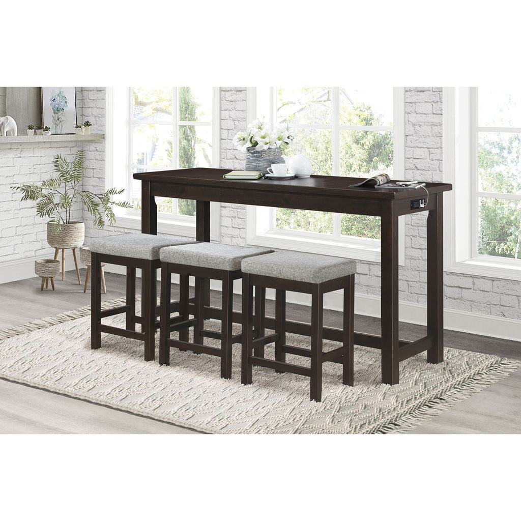 Connected - 4-Piece Pack Counter Height Set