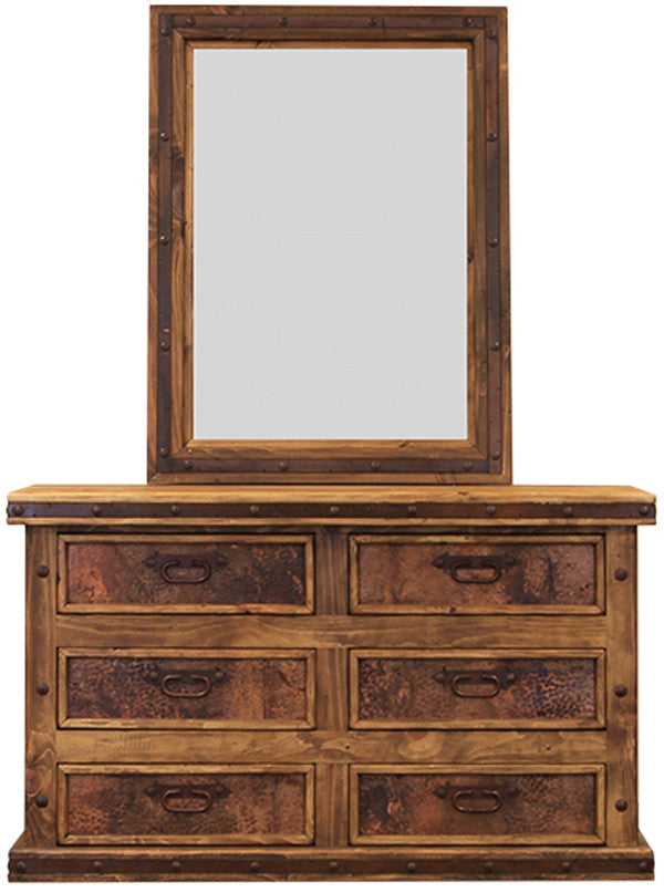 BROCK Rustic & Real Copper Dresser & Mirror