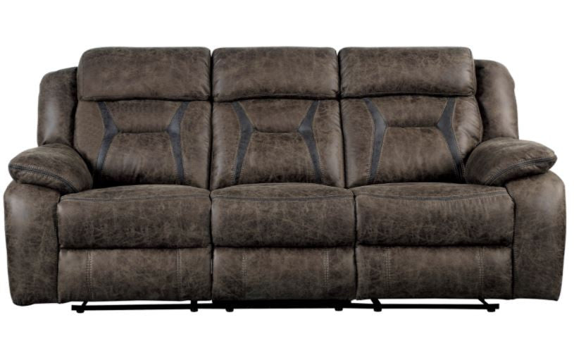 PEGASUS Brown 3 Piece Reclining Livingroom