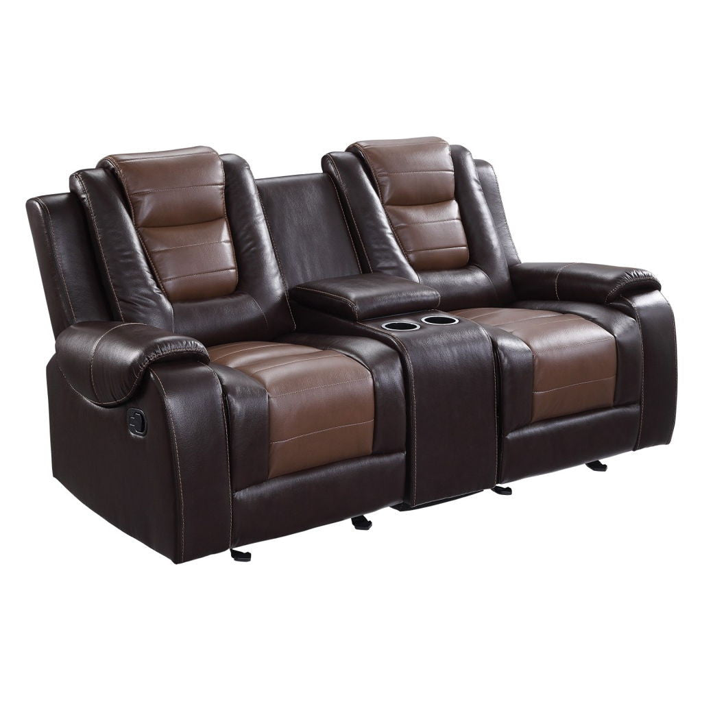 Briscoe - Double Glider Reclining Loveseat With Center Console