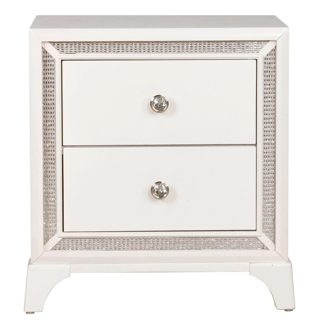 Cassie - Nightstand - Off-White