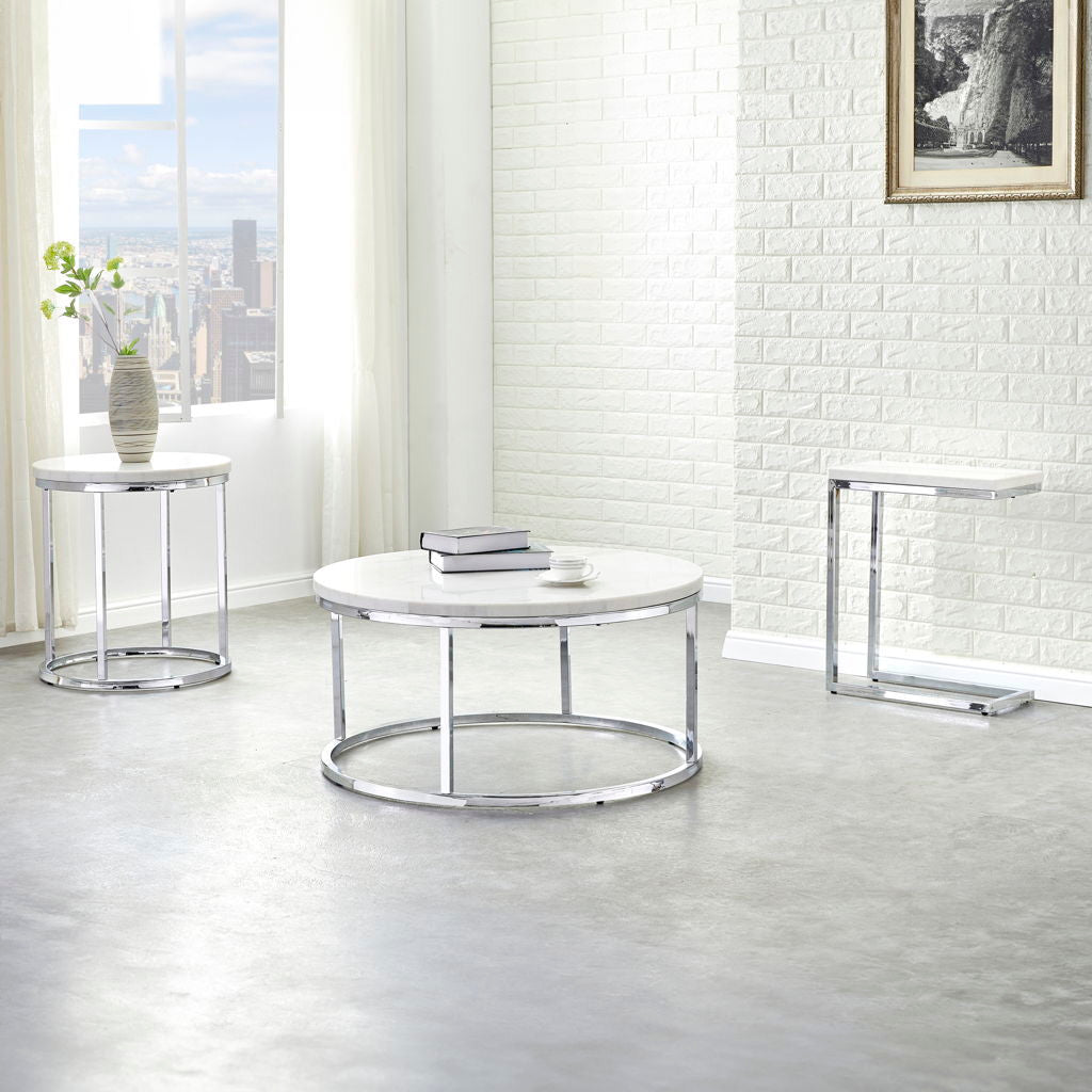 Echo - Marble Top Round Table