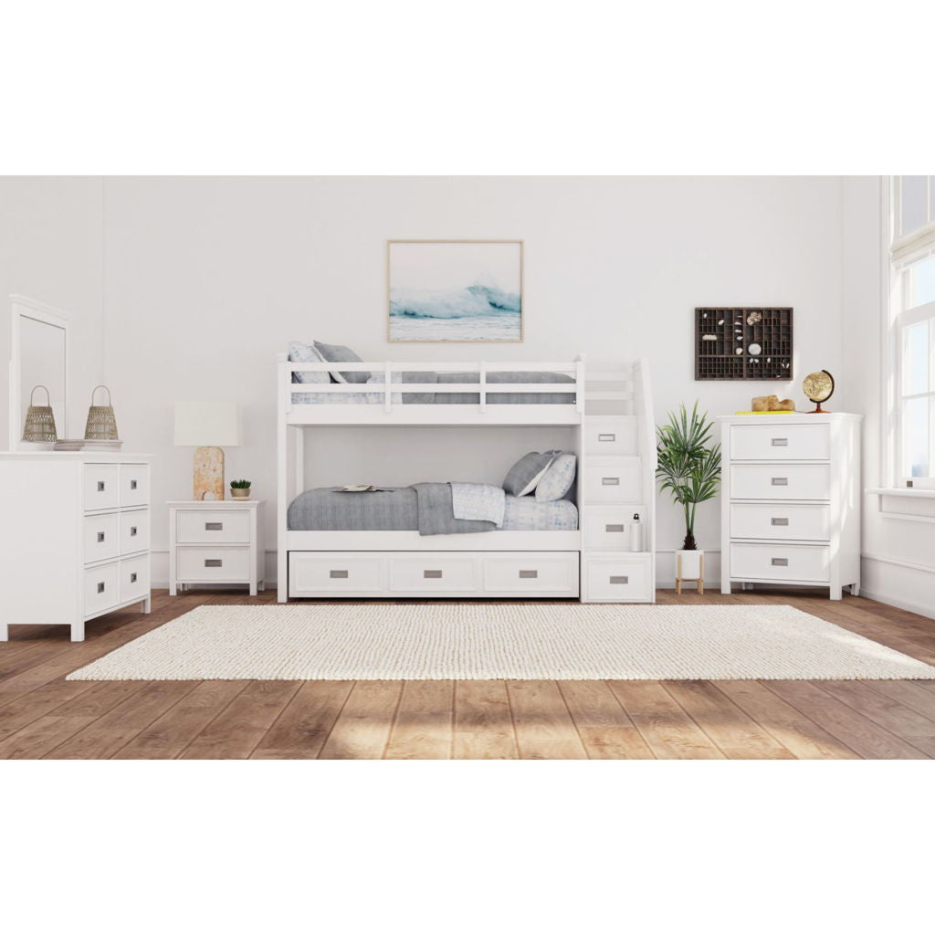 Hampton Kids - Bunk With Staircase And Trundle