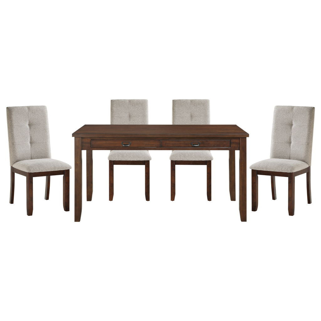 Binghampton - 5 Piece Dining Room Set (Table & 4 Side Chairs) - Moonstone