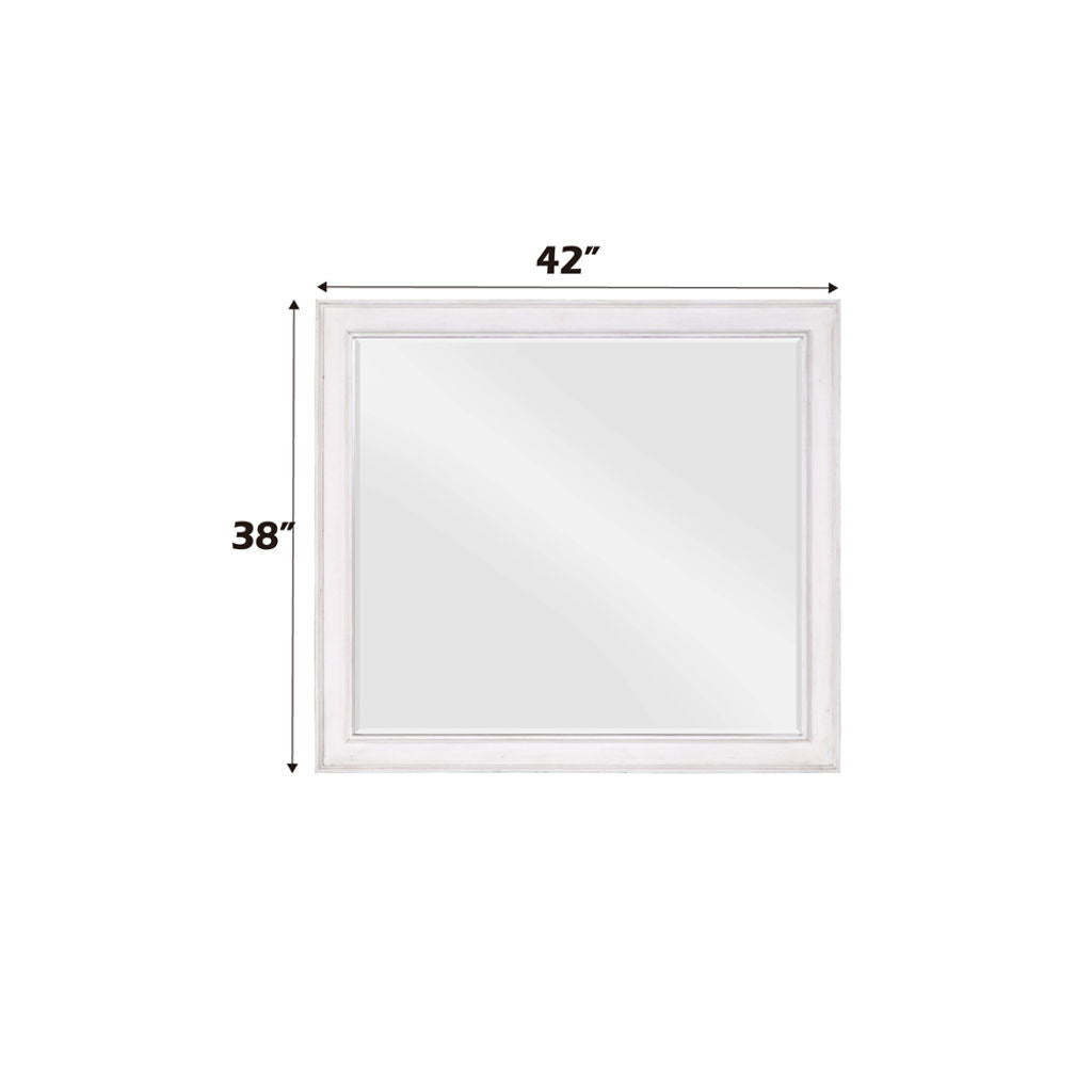 Katia - Mirror - Rustic Gray & Weathered White
