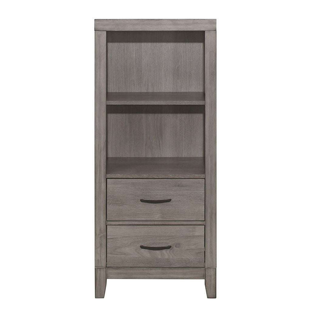 Woodrow - Pier/Tower Nightstand - Gray