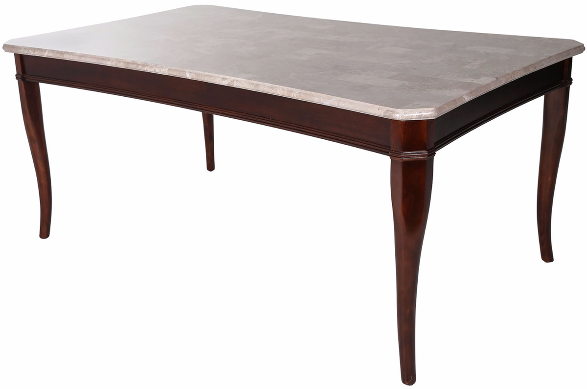 Chantel 7-PC Real Marble Dining Set
