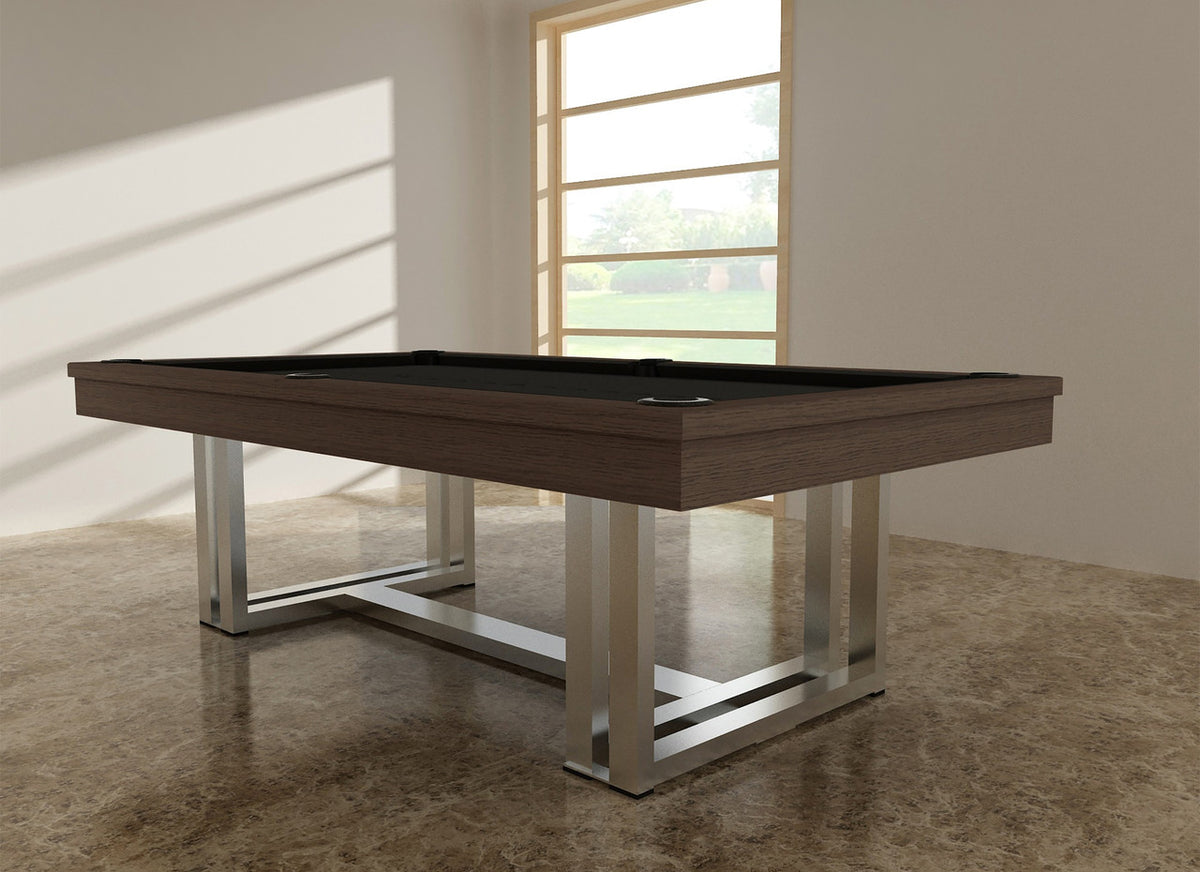 Contemp 8-FT Charcoal Pool Table