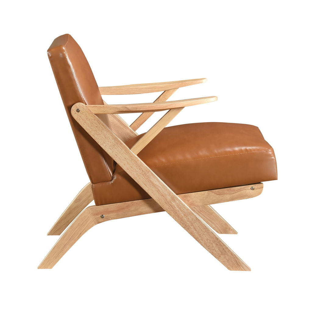 Gideon - Accent Chair Light Brown Base