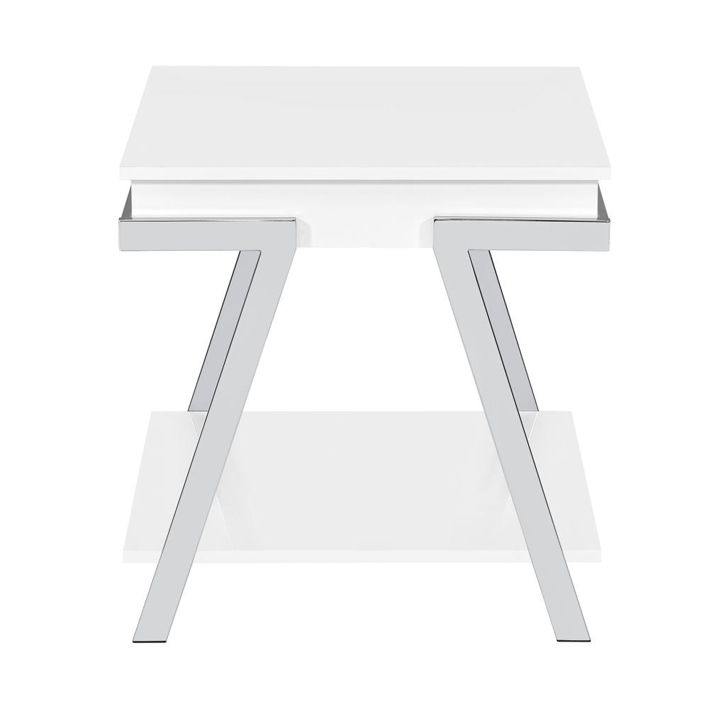 Zena - End Table - White