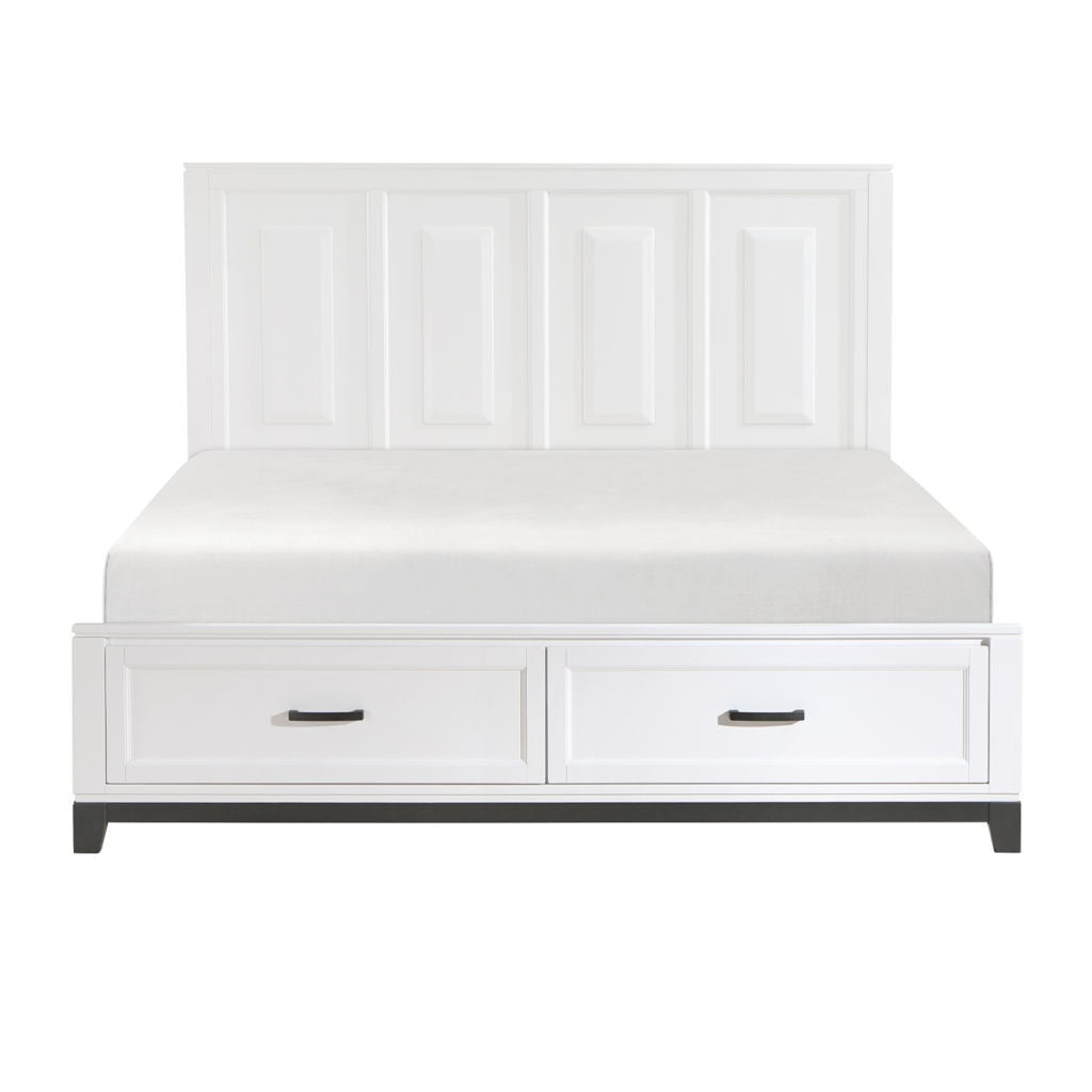 Garretson - Platform Bed With Footboard Storage