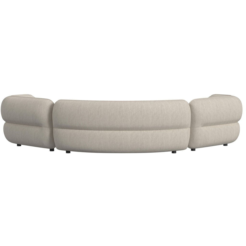 Four Seasons - Sectional Set With 6 Pillows - Camel
