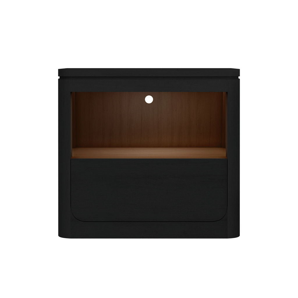 Rosalie - Nightstand With USB And LED