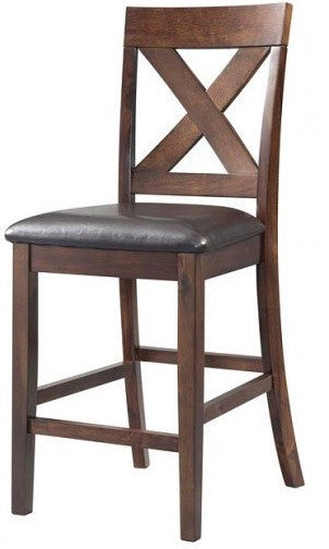 DAMIAN Brown Counter Chair