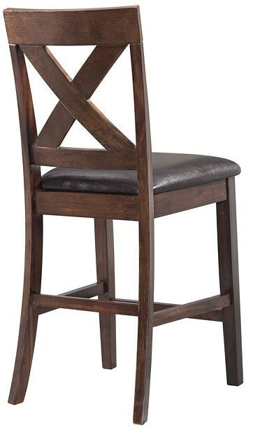 DAMIAN Brown Counter Chair