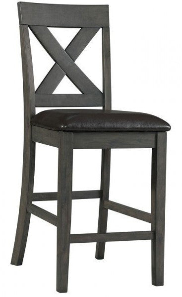 DAMIAN Gray 18" Wide Counter Chair