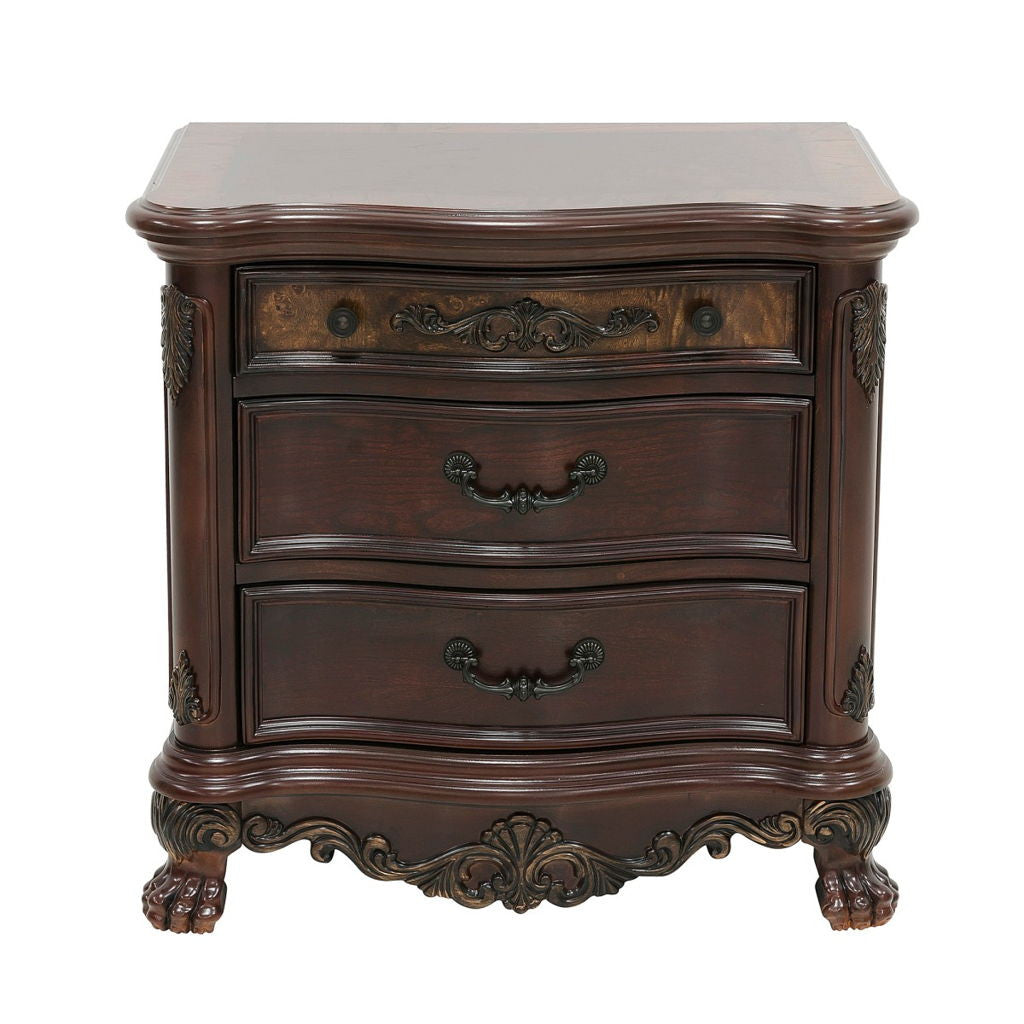 Deryn Park - Nightstand - Cherry