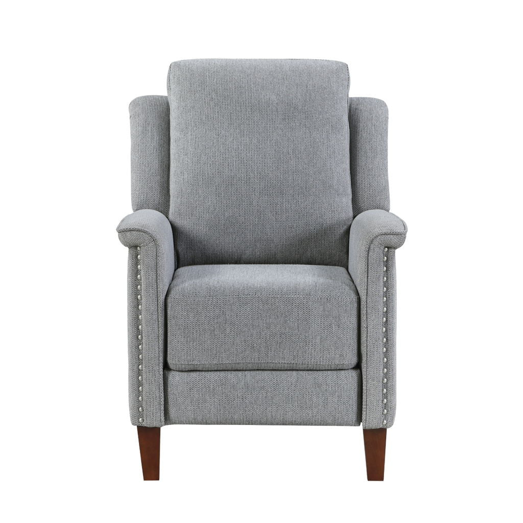 Lansing - Push Back Reclining Chair - Gray