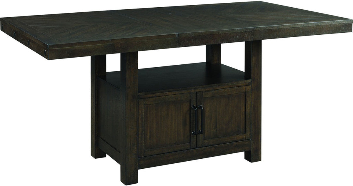 Brunson Dark Brown 7-PC Counter Height Set