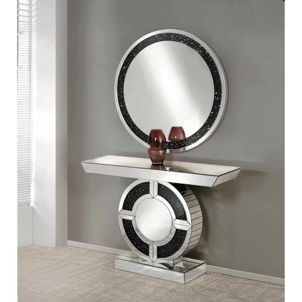 Nysa - Console Table - Faux Crystals