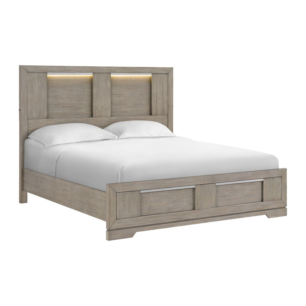 Kelis - Panel Bedroom Set With LED