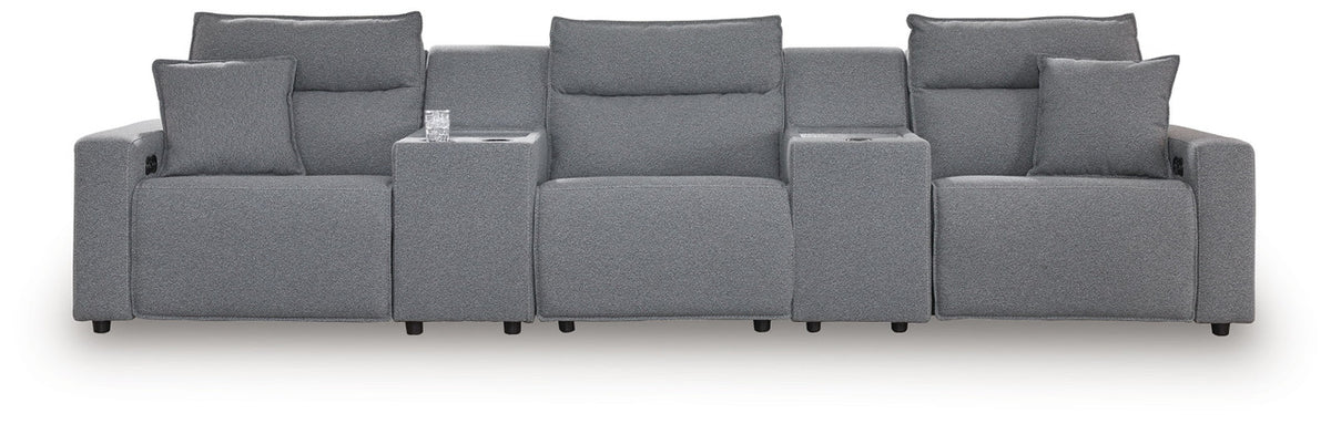 Modmax II - Reclining Sectional - Salt And Pepper
