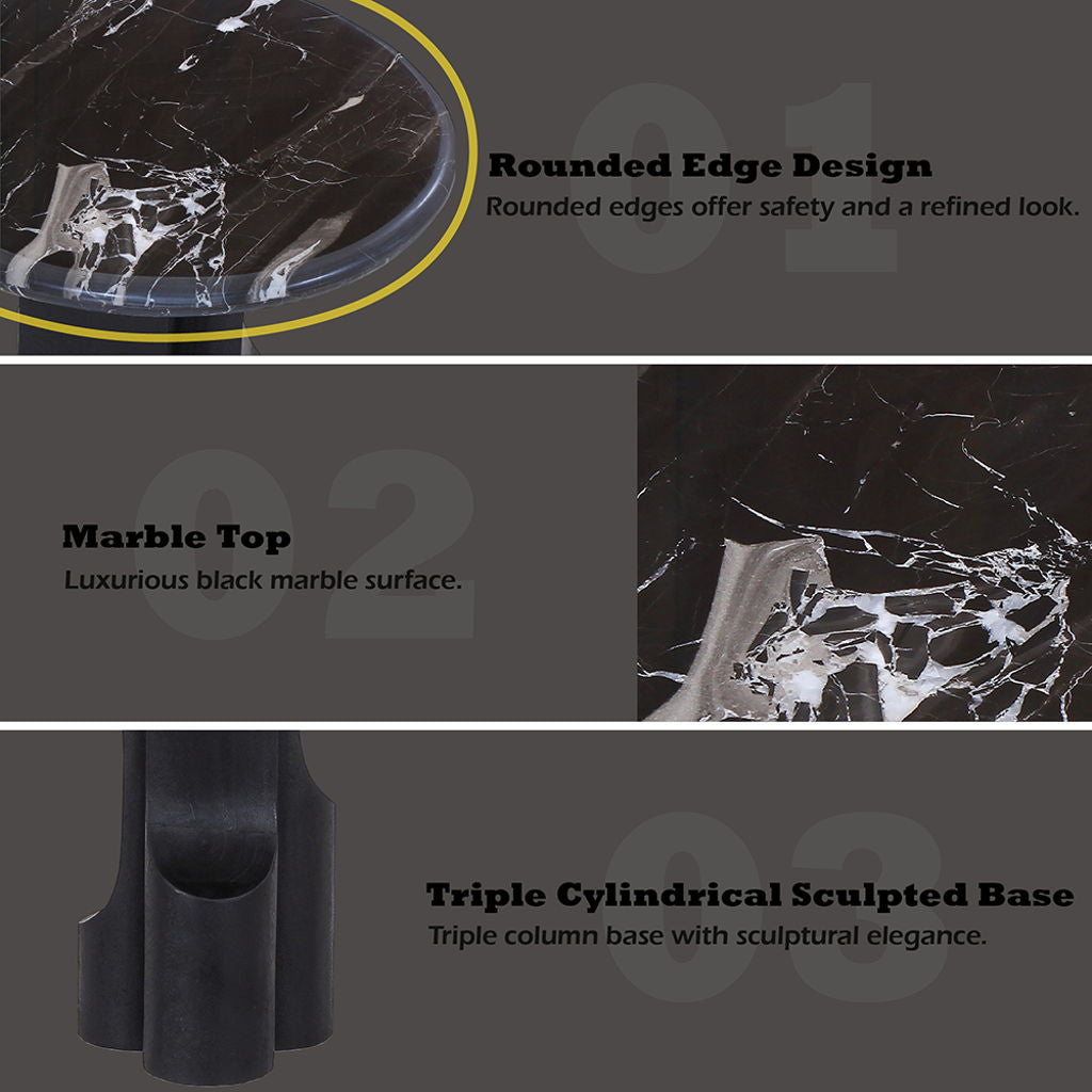 Kinton - Table With Natural Marble Top