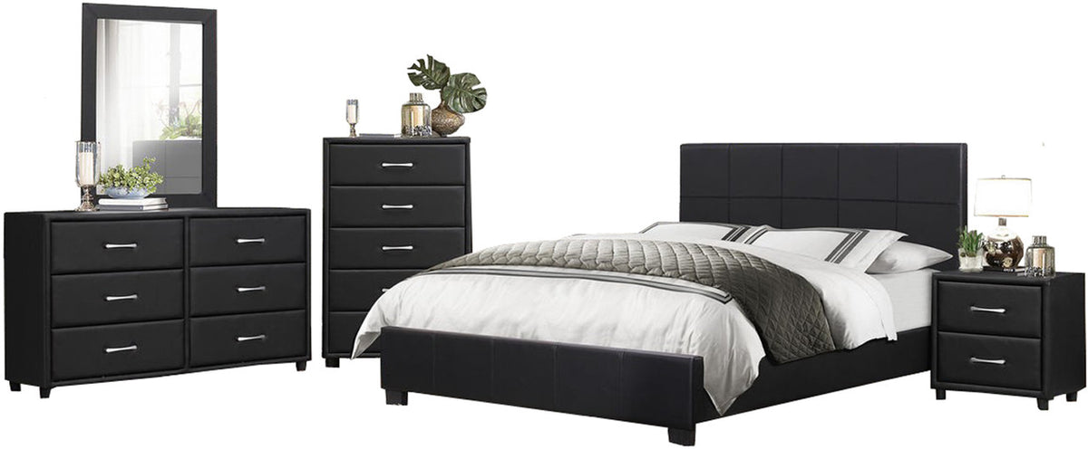 ECLIPSE Black Bedroom Set