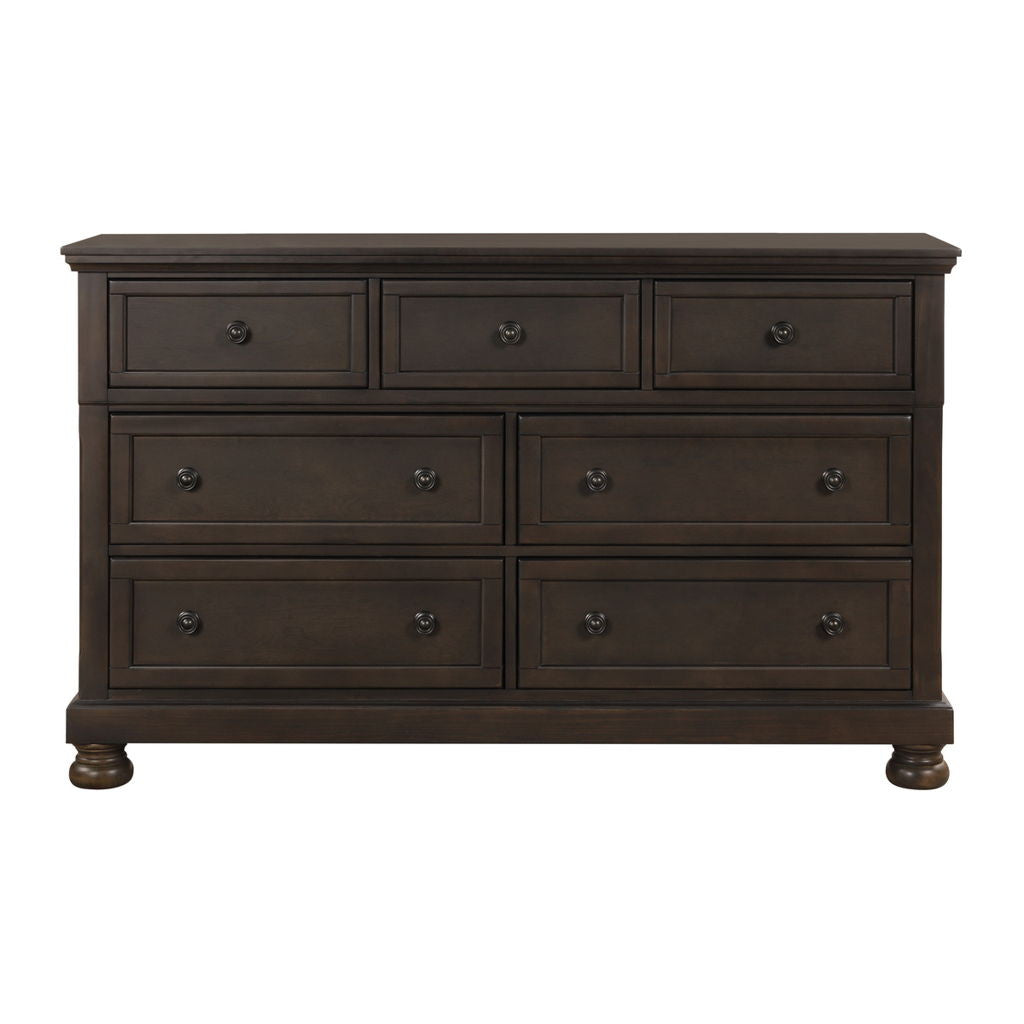 Begonia - Dresser With Hidden Drawer - Grayish Brown