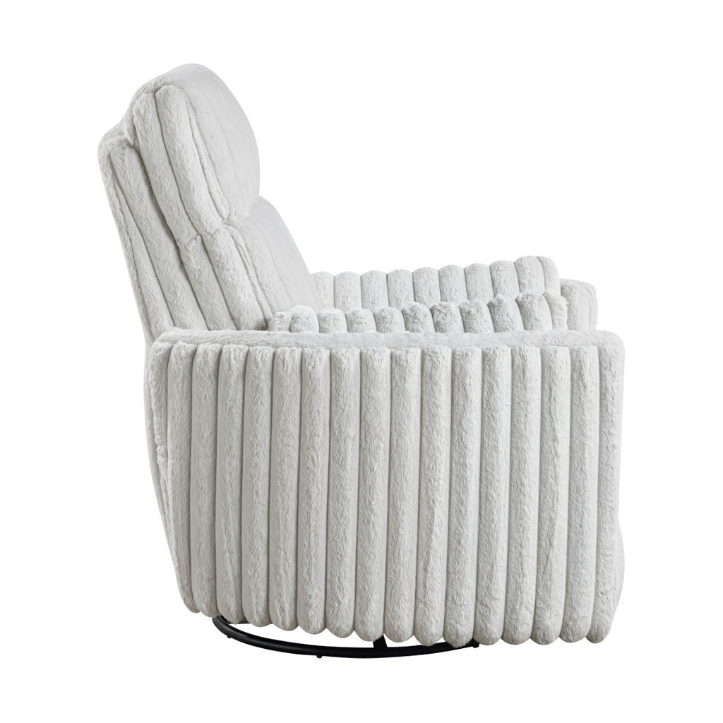 Payton - Swivel Glider Reclining Chair - Gray