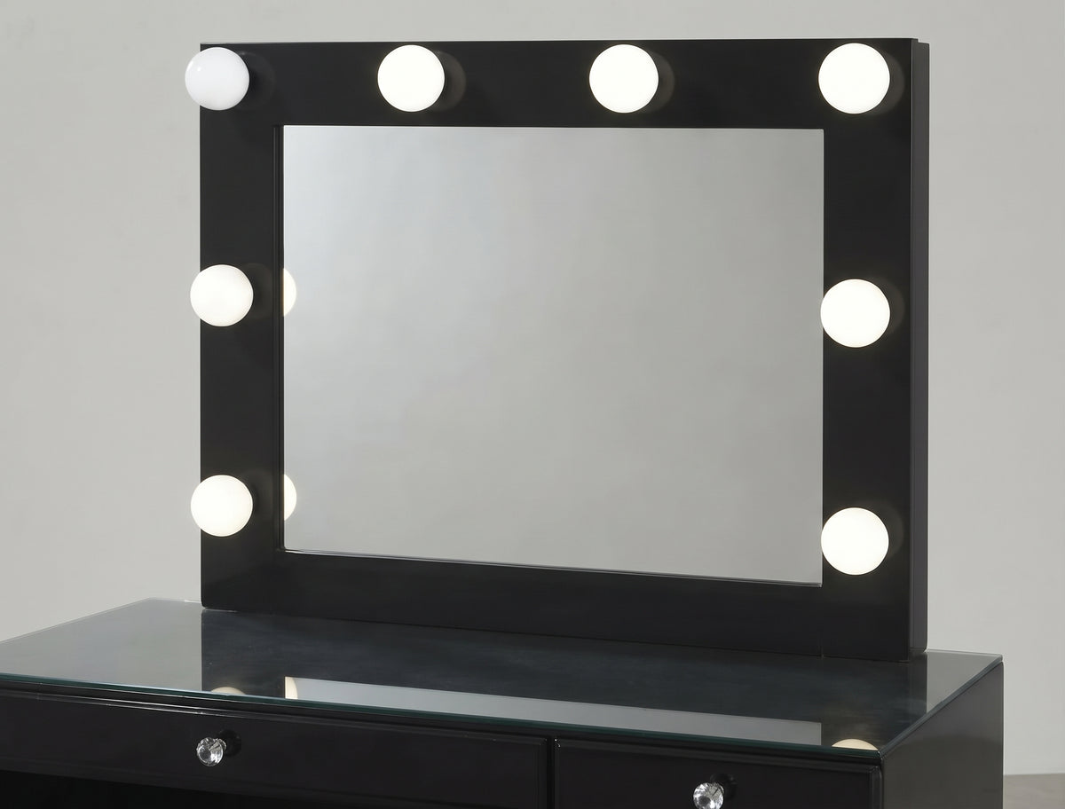 ESVETT Glossy Black 44" Wide Vanity