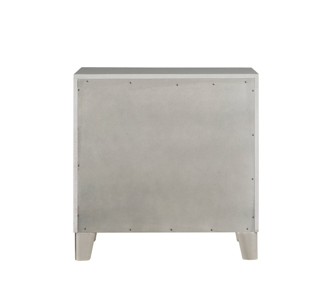 Sliverfluff - Nightstand - Mirrored & Champagne