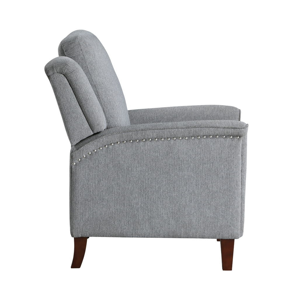 Lansing - Push Back Reclining Chair - Gray