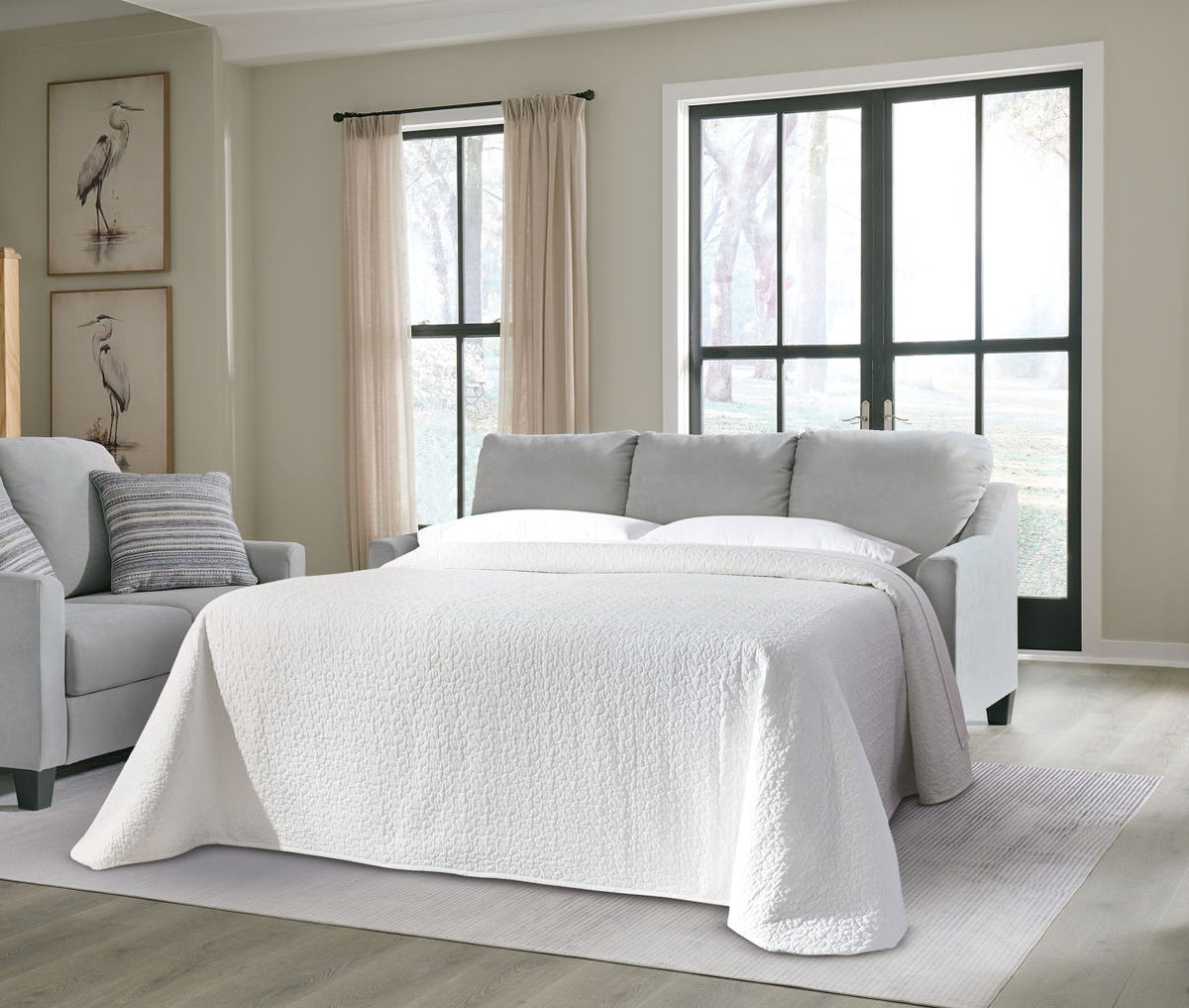 Adlai - Queen Sofa Sleeper - Shadow