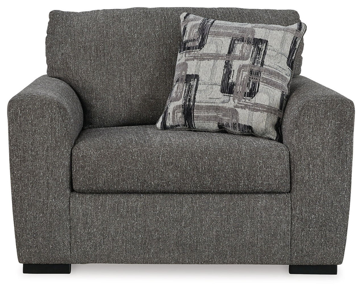 Gardiner - Chair And A Half - Pewter