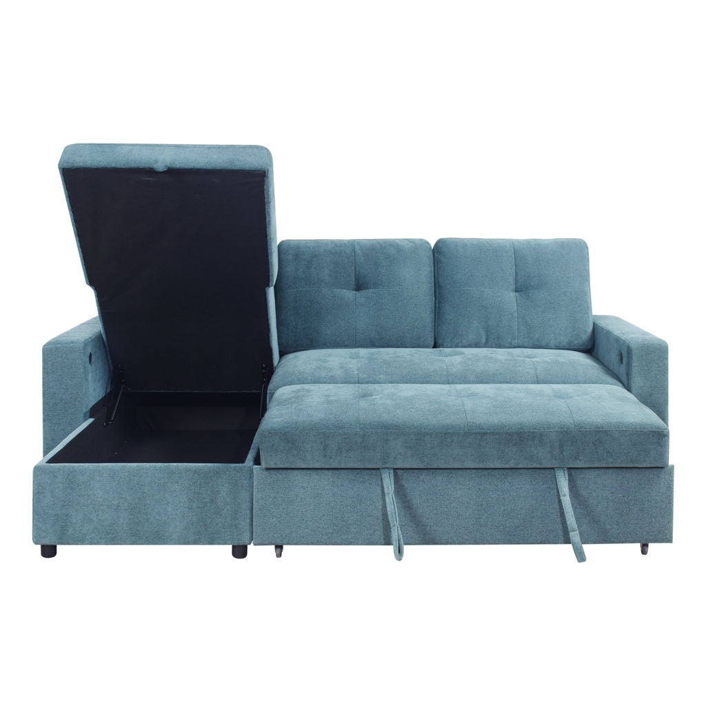 Greer - 2 Pieces LAF Sofa/Chaise - Green