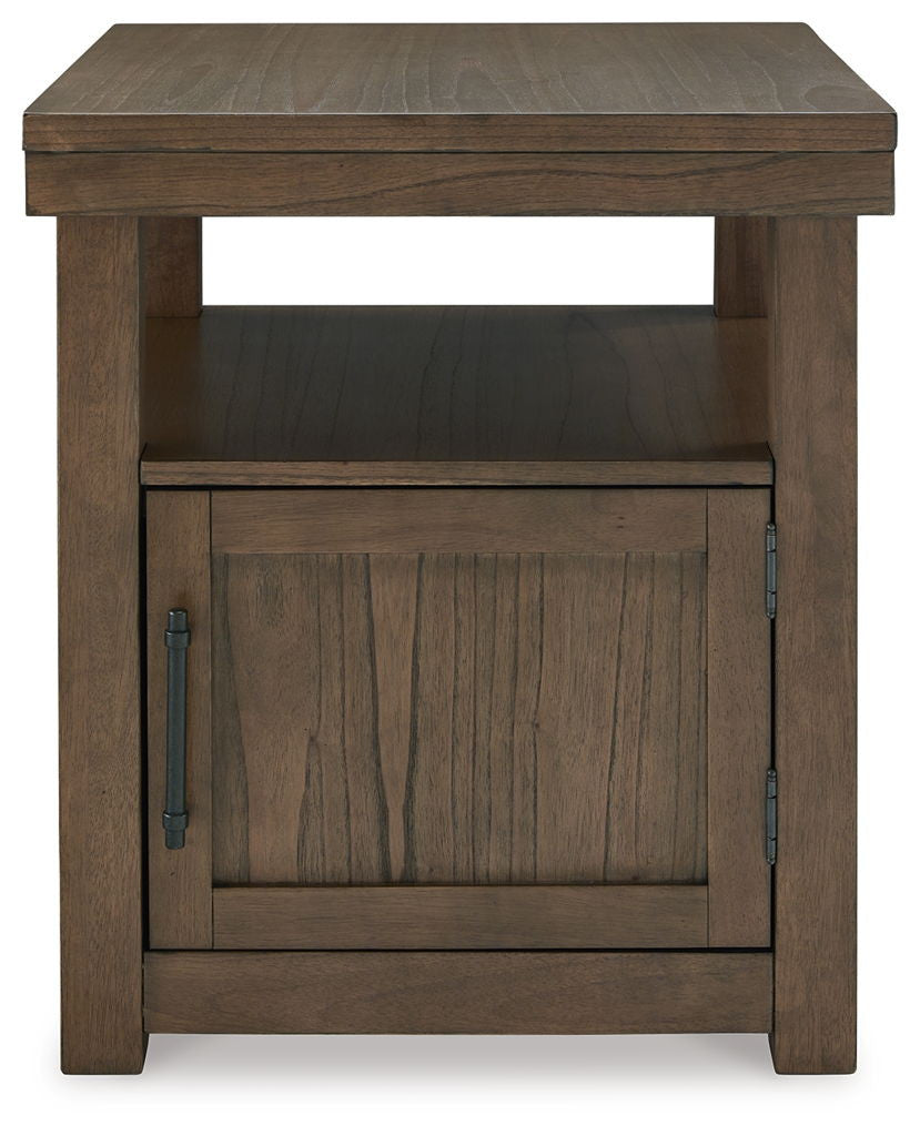 Boardernest - Rectangular End Table - Brown